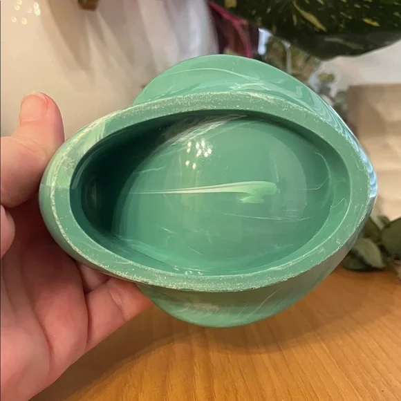 Vintage Marbled Swan Soap Dish 1970’s RARE - Picture 6 of 10